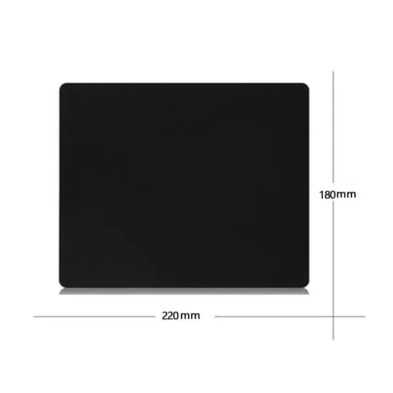 Mouse Pad Gaming Esports Mouse Pad Universal Desktop and Laptop Computer Simple and Pure Black Office Rubber Small Anti Slip Pad